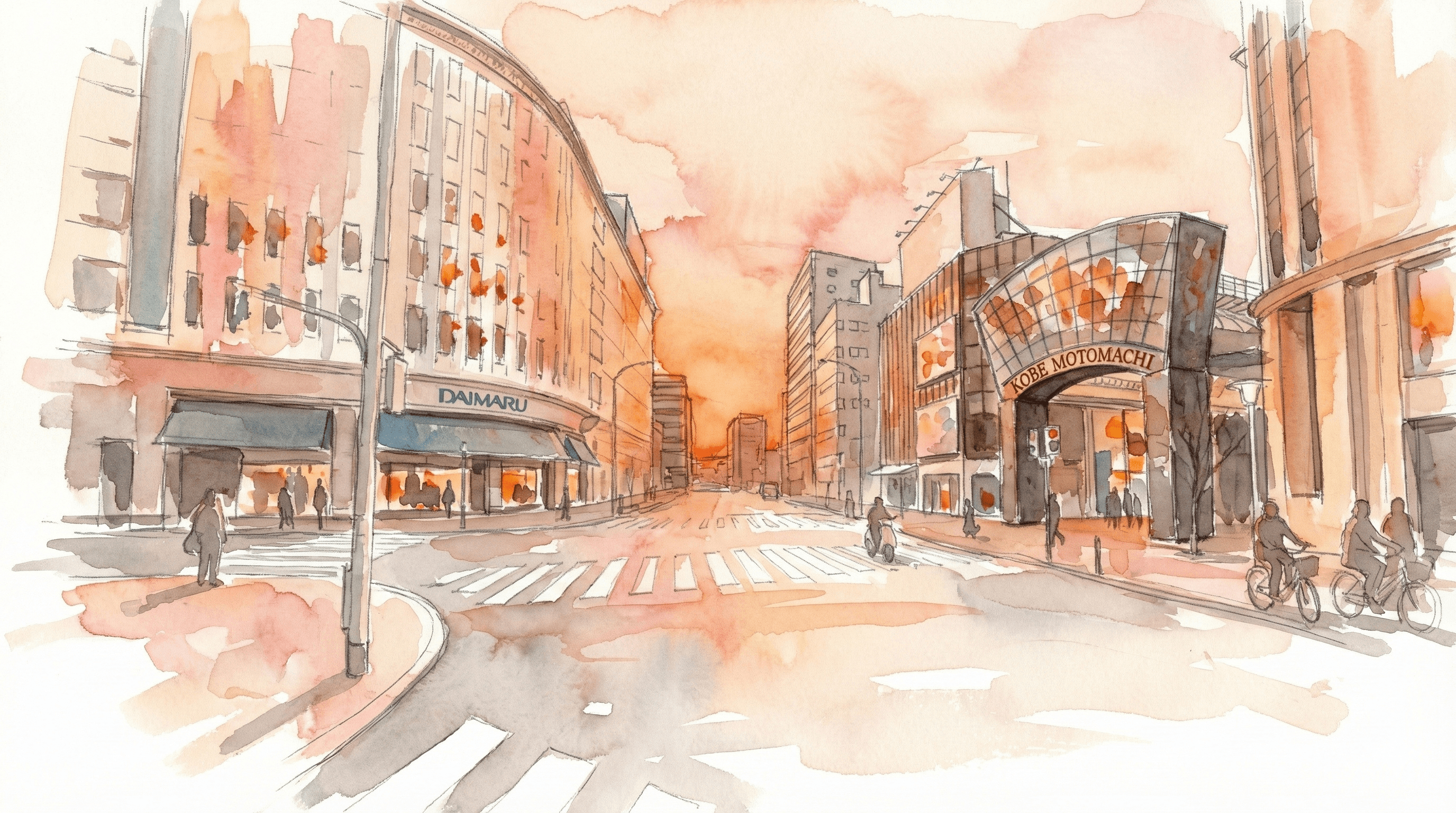 元町商店街・大丸前